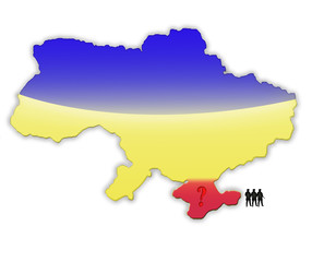 Obraz premium Конфликт на Украине