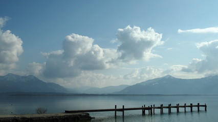 Fototapeta premium Chiemsee Steg