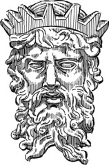 head of mythological king