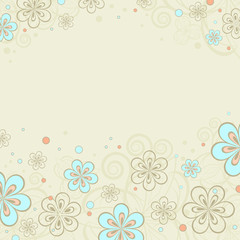 background with floral ornaments