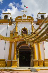 Decrated Mexican Church