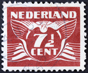 NETHERLANDS - CIRCA 1941: A stamp printed in the Netherlands