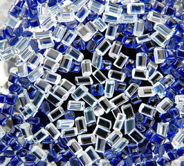 plastic polymer granules