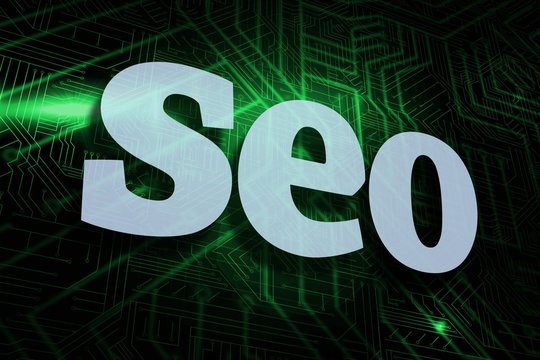 Seo against green and black circuit board