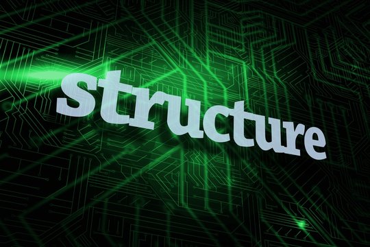Structure against green and black circuit board