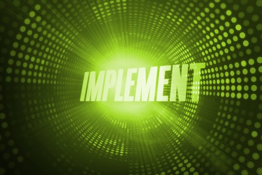 Implement against green pixel spiral