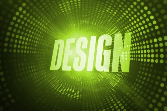 Design against green pixel spiral