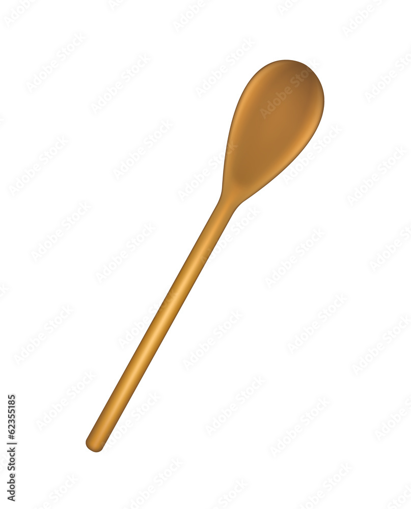 Wall mural Wooden spoon