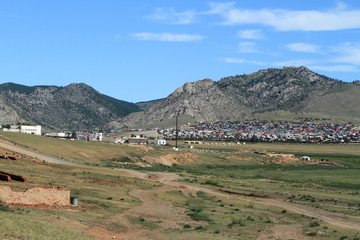Mongolisches Dorf