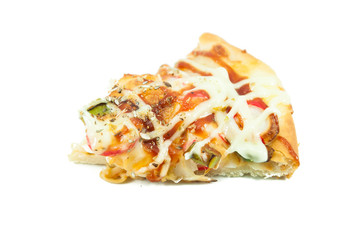 Slice of everything pizza