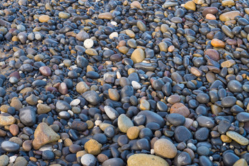 Beach pebbles