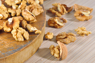 Dried walnuts