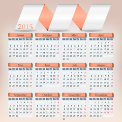 Origami Kalender 2015