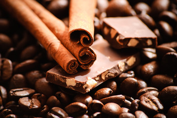 Coffee beans.