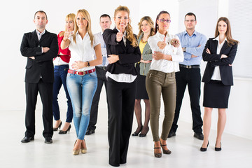 Obraz premium Business team Showing Thumbs Up