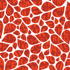 Red Petals Background Template