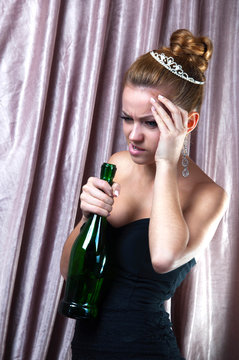 young girl,problems with alcohol