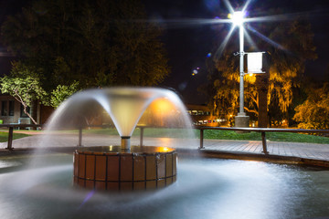 Closeup of an artesian well