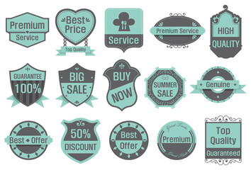 Sale Banners and Labels