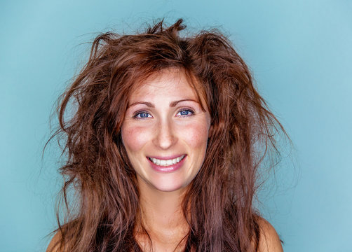 hair care smiling