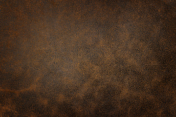 Brown leather texture as background - obrazy, fototapety, plakaty
