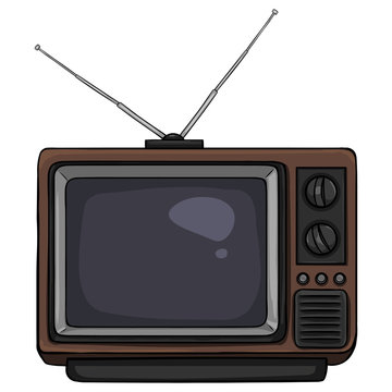 recommend clip art: Vector Cartoon Retro TV