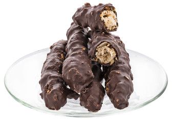 homemade cookies with chocolate
