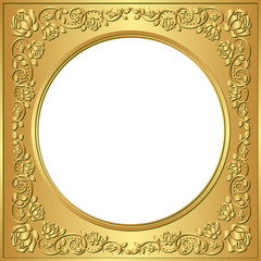 golden frame