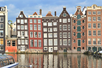 Obraz premium Amsterdam Old Quarter