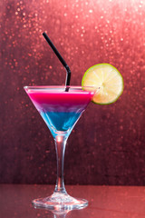 Fresh tropical cocktail