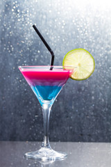 Fresh tropical cocktail