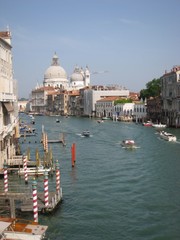 Grand canal and Basilica santa mariya della Salute