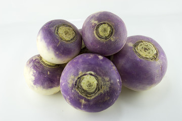 purple headed turnips