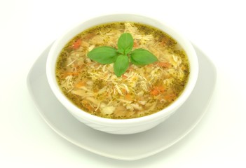 zupa flaczki drobiowe