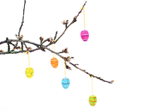 geschm&uuml;ckter Osterstrauch