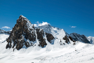 Mountain scenery in the Alps