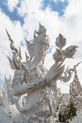 White temple  Wat Rong Khun,  Chiang Rai province