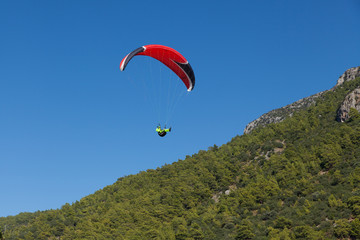 Paragliding in Oludeniz, Turkey