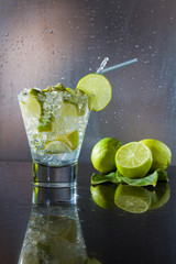 Mojito cocktail at the club