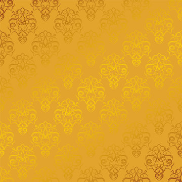 vector damask wallpaper. design elements. flower backdrop