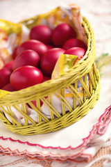 Red Easter Eggs