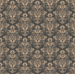 damask seamless pattern - 62381716