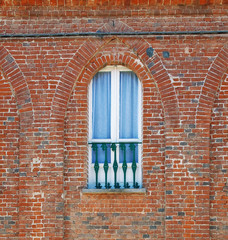 Balcony in Italian old house