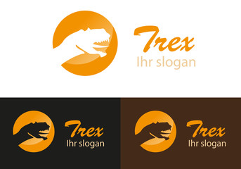 T-Rex Rex Logo Visitenkarte