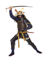 Samurai in armor