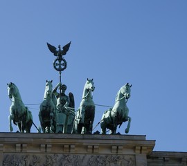 Berlin, Brandenburger Tor, Quadriga, Pferde, Deutschland © Wildis Streng