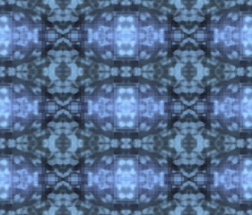 ornamental seamless pattern - blue spectrum