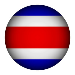 Costa Rica flag button.