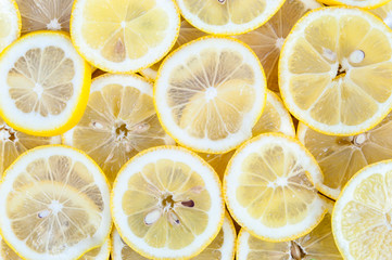 Background of lemon slices