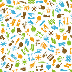 garden seamless pattern